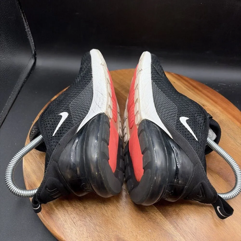 Nike Air Max 270 (PS) Youth Size 2.5Y Shoes Black White Sneakers AO2372-001